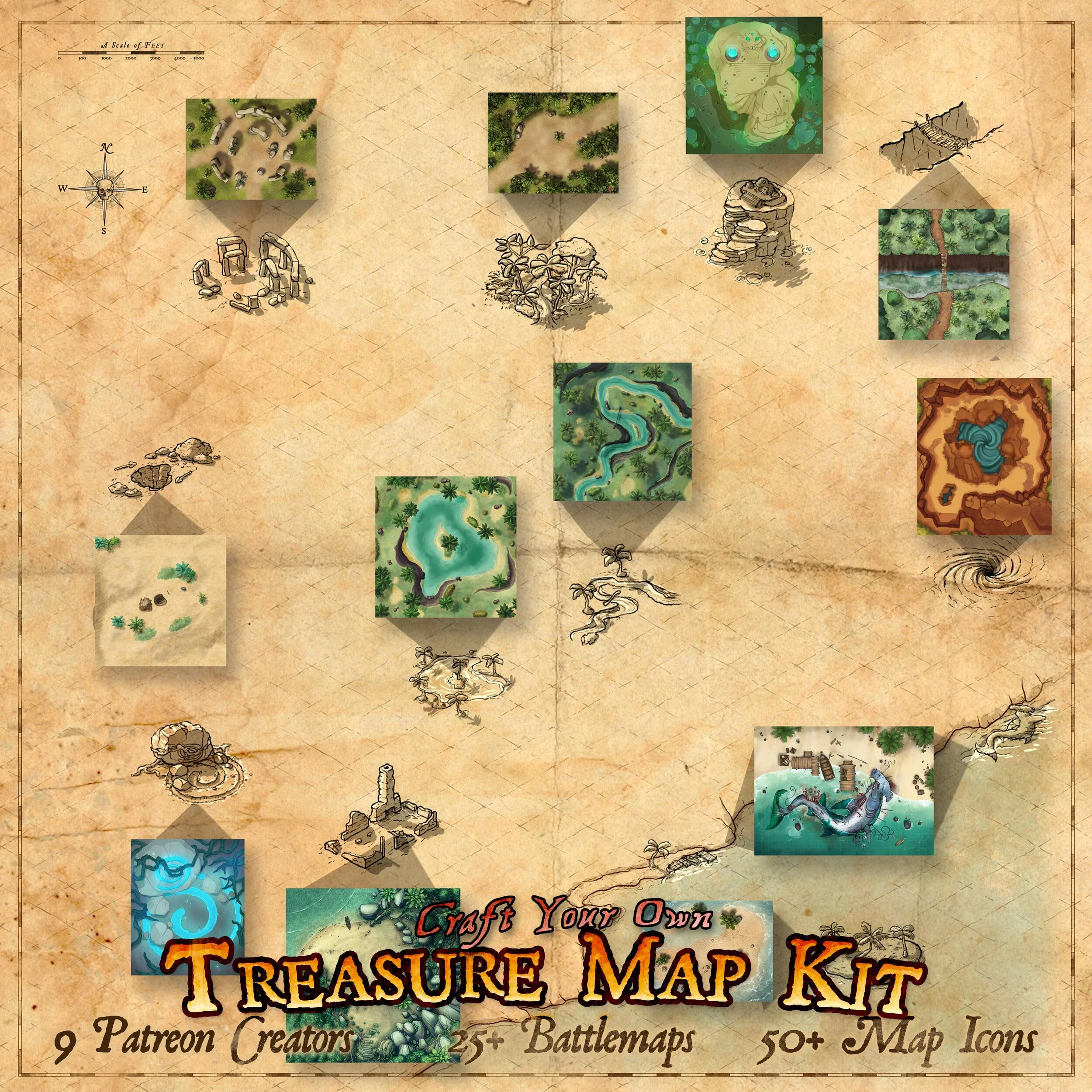 Treasure Map Kit | Limithron